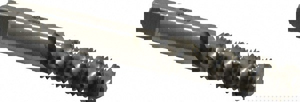 5/16-18 UNC, 3 Flute, Bottoming Chamfer, Bright Finish, High Speed Steel Spiral Flute STI Tap